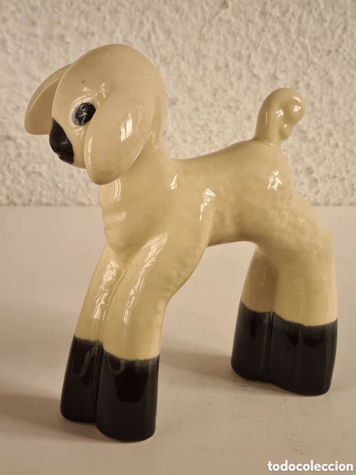 Vintage: Figura Porcelana Oveja - Decoraci&oacute;n R&uacute;stica Vintage