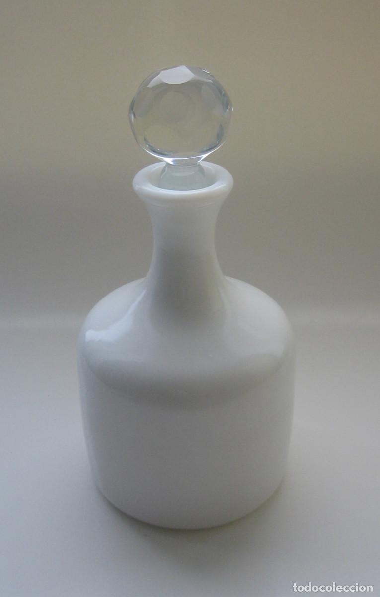 Vintage: BOTELLA DE LICOR. VIDRIO SOPLADO. - Foto 5