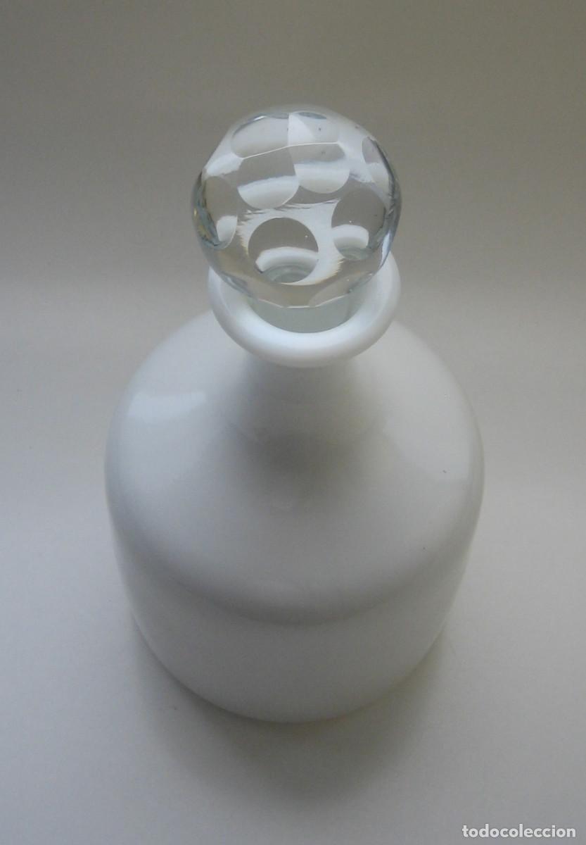 Vintage: BOTELLA DE LICOR. VIDRIO SOPLADO. - Foto 12