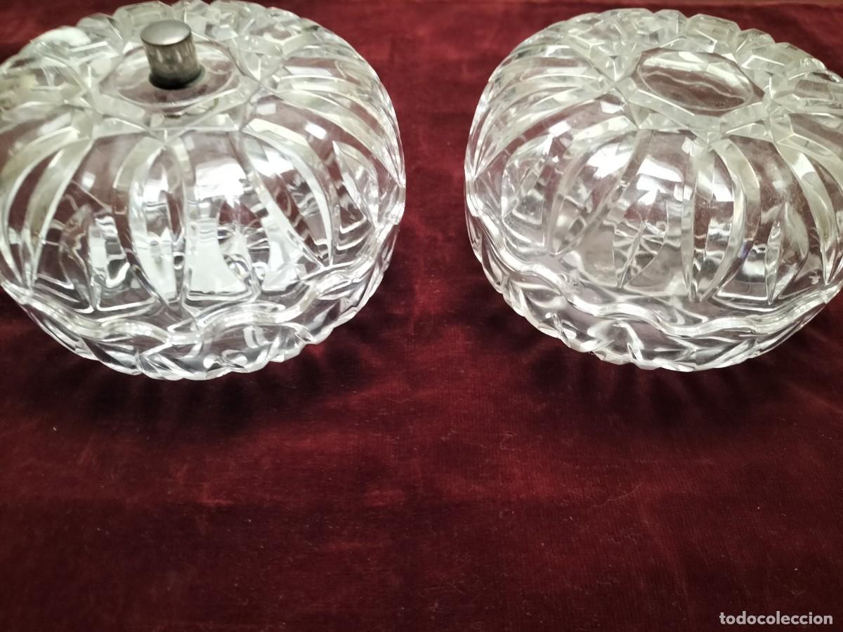 Vintage: 2 joyeros de cristal - Foto 2