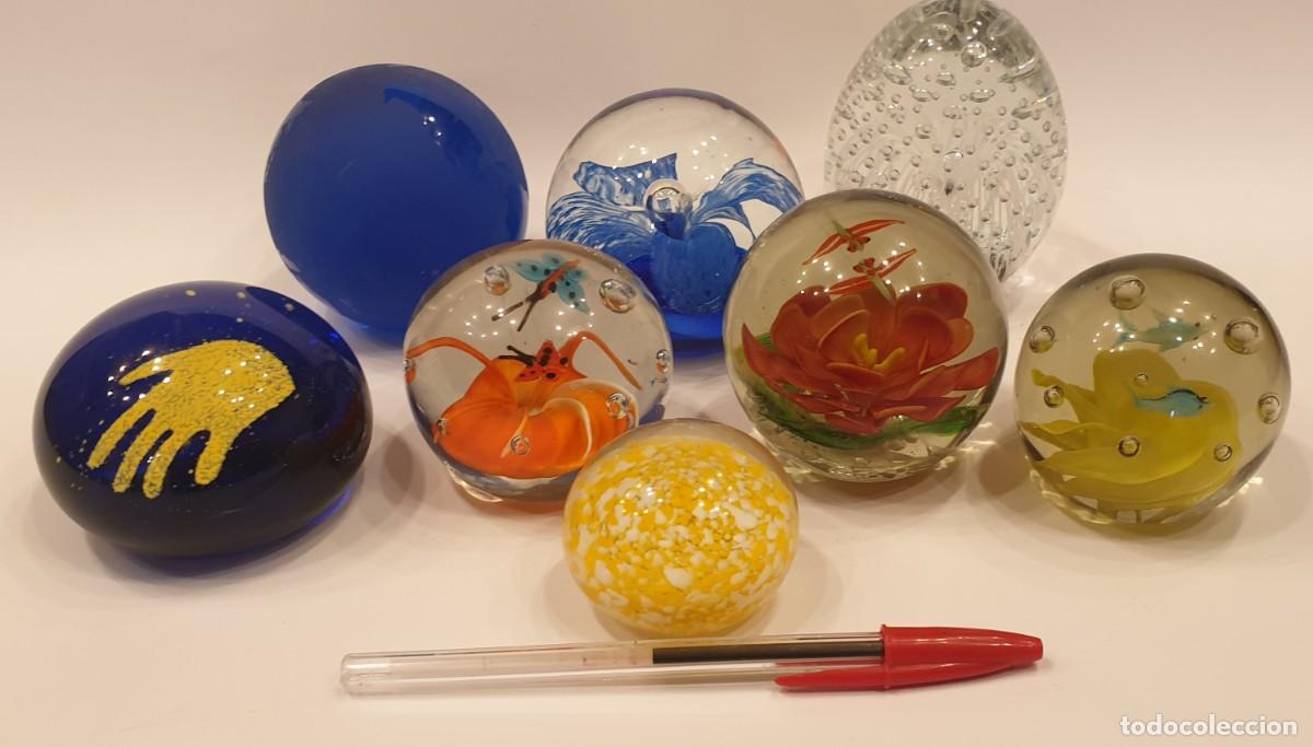 Vintage: Pisapapeles de cristal - Foto 4