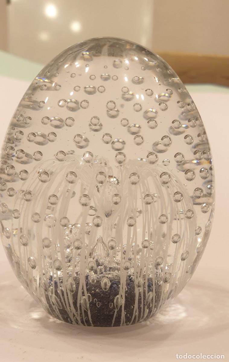 Vintage: Pisapapeles de cristal - Foto 1