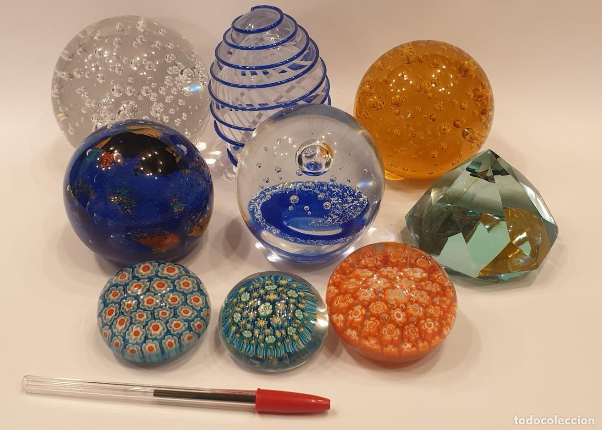Vintage: Pisapapeles de cristal - Foto 3