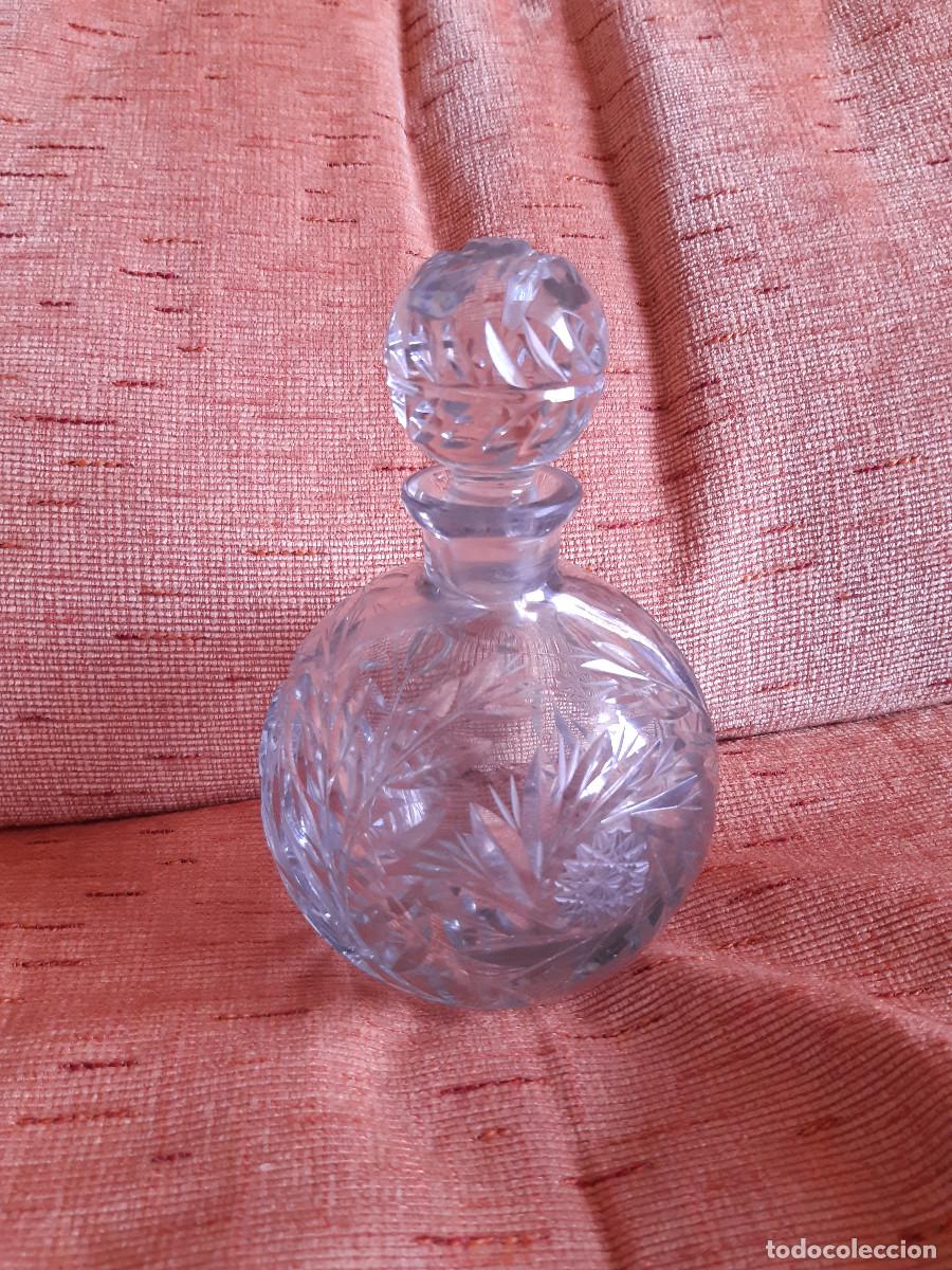 Vintage: Botella cristal tallado - Foto 1