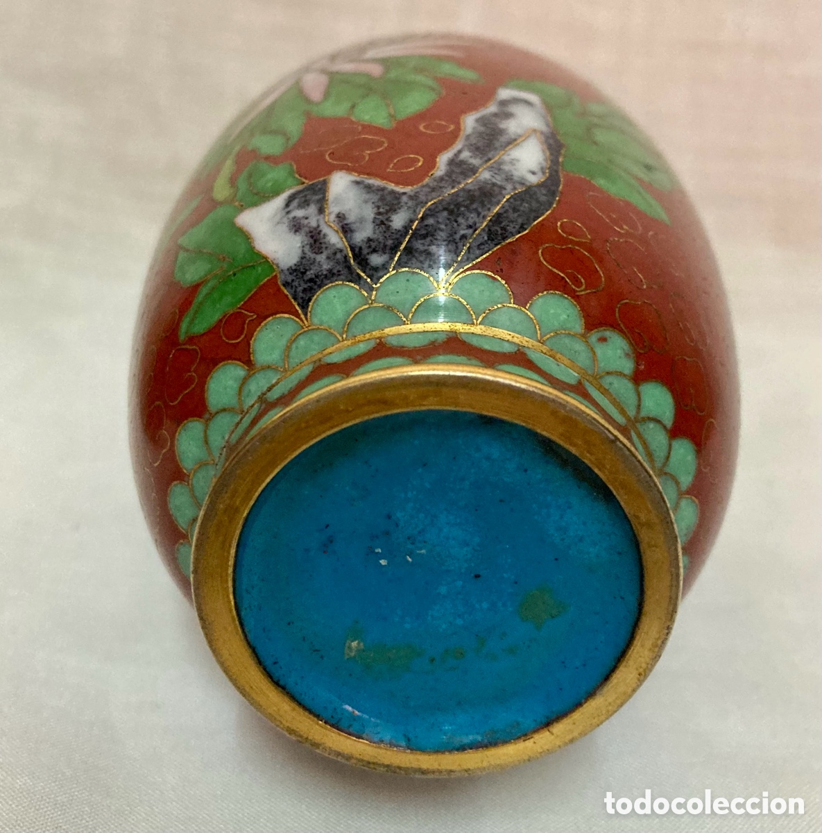 Vintage: JARRONES DE BRONCE CLOISENN&Eacute;, VINTAGE - Foto 6