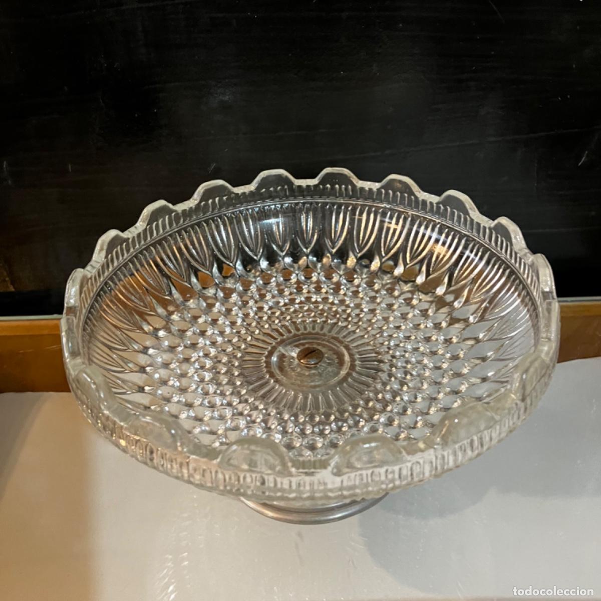 Vintage: Frutero de cristal - Foto 2