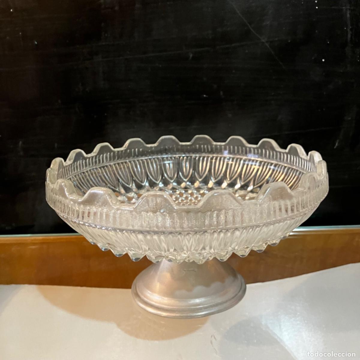 Vintage: Frutero de cristal