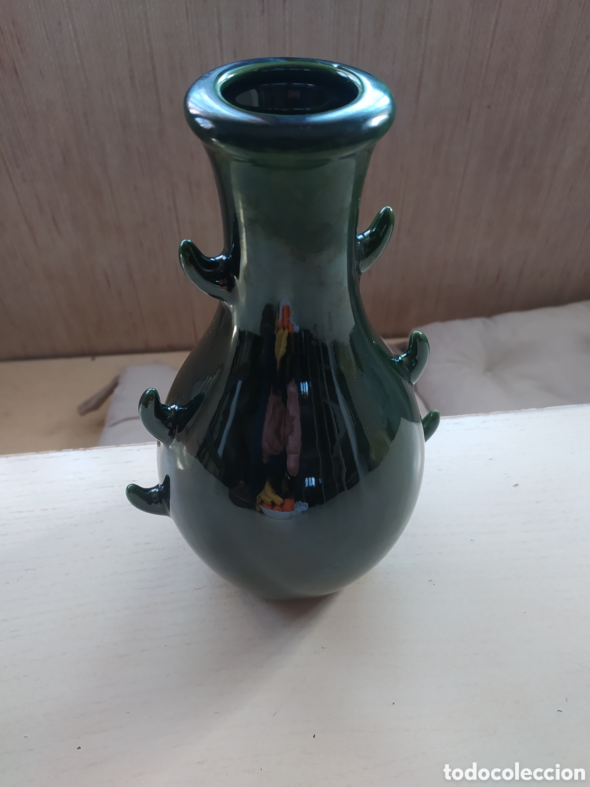 Vintage: Botella/Vasija cristal