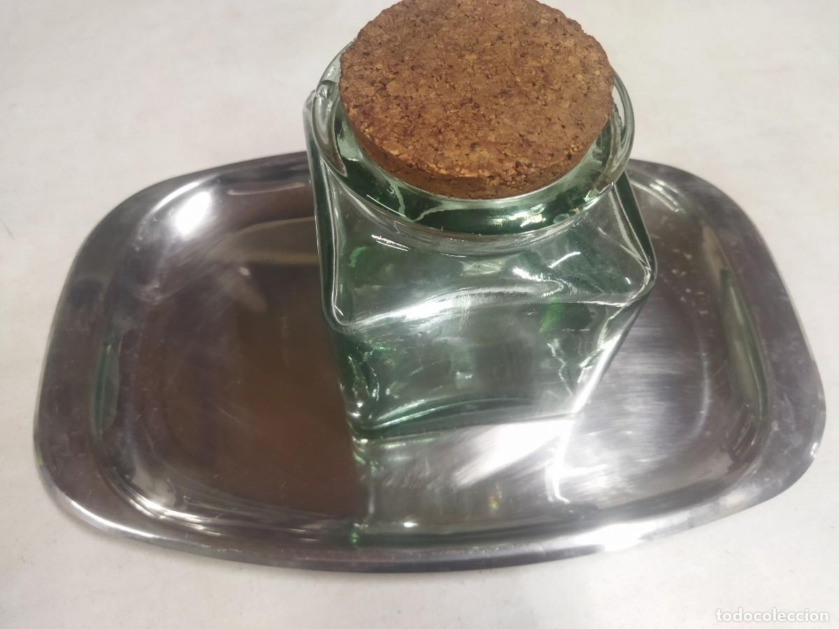 Vintage: Fuente y tarro de cristal - Foto 2