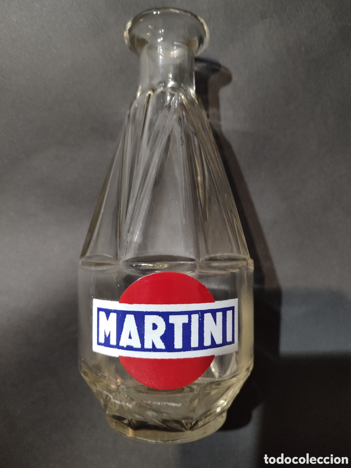 Vintage: Botella cristal Martini