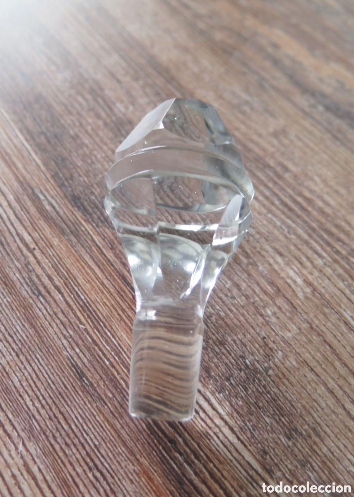 Vintage: Botella con asa cristal - Foto 5