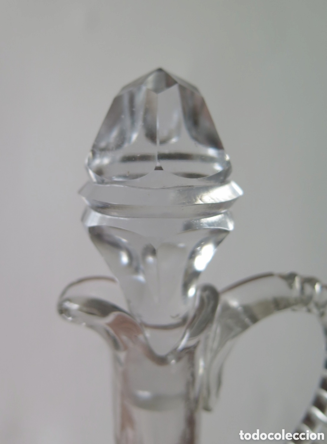 Vintage: Botella con asa cristal - Foto 9