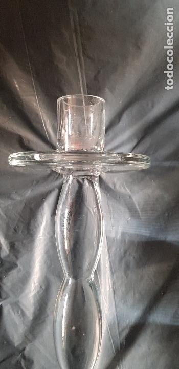 Vintage: PORTA VELA DE CRISTAL - Foto 7