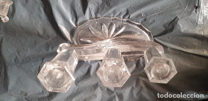 Vintage: PORTA VELA DE CRISTAL - Foto 5