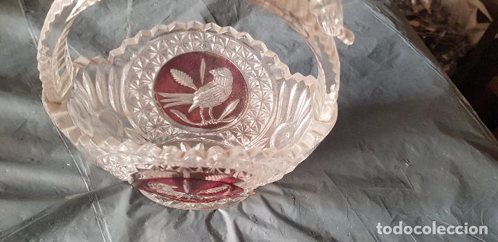 Vintage: CESTA CRISTAL - Foto 5