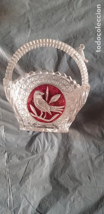 Vintage: CESTA CRISTAL - Foto 1