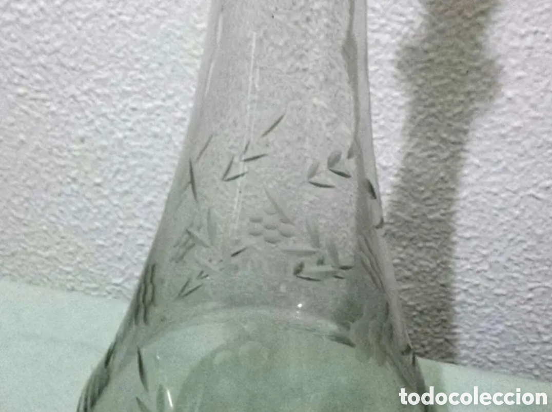 Vintage: Botella cristal tallado - Foto 4