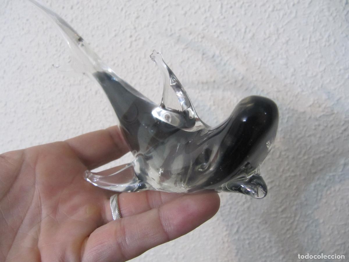 Vintage: Tibur&oacute;n de cristal de murano - Foto 10