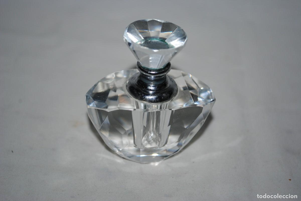 Vintage: PERFUMERO DE CRISTAL DE ROCA - Foto 1