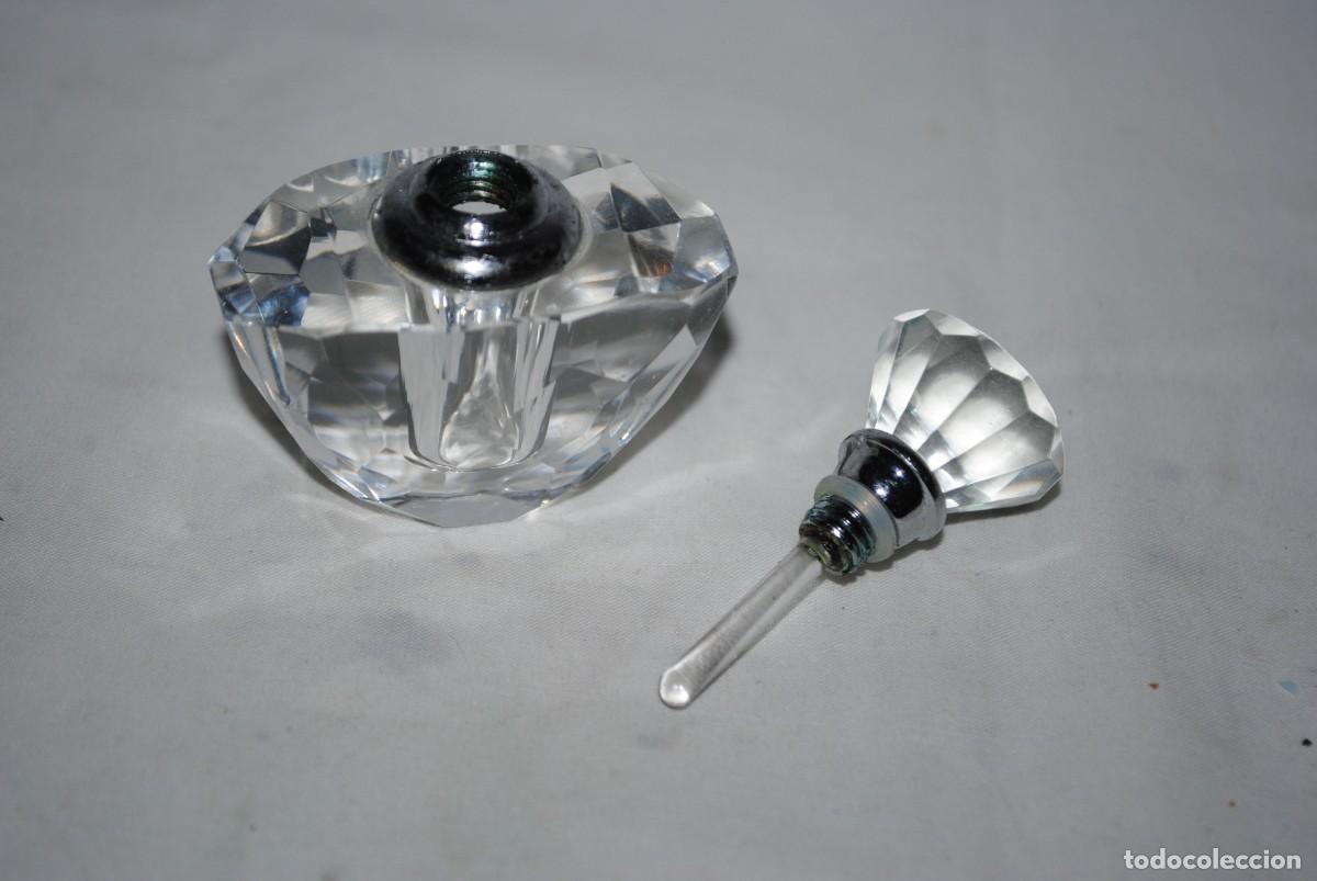 Vintage: PERFUMERO DE CRISTAL DE ROCA - Foto 2