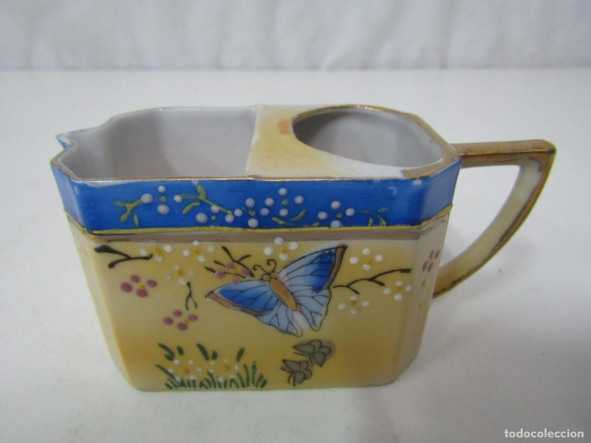 Vintage: ANTIGUA LECHERA AZUCARERO DE JUEGO DE T&Eacute; - PORCELANA CHINA FOREIGN