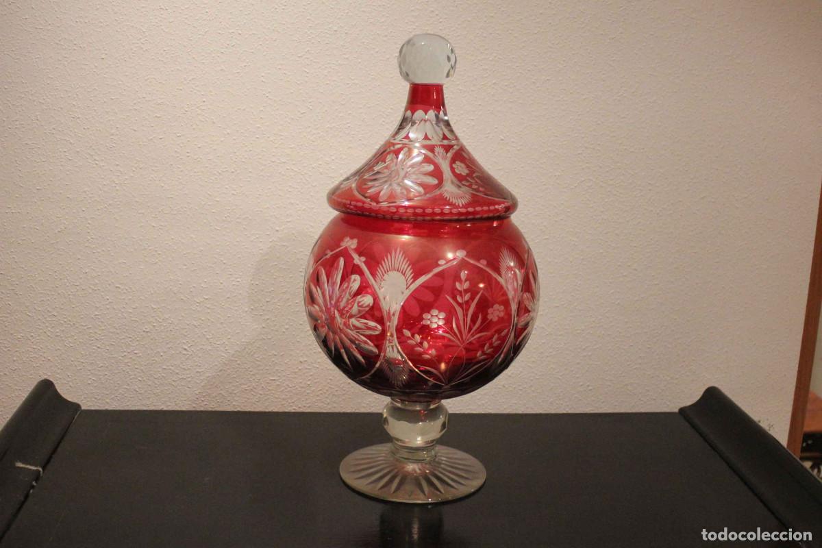 Vintage: JARRON COPA BALON ROJO - Foto 2