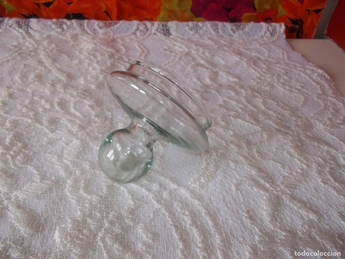 Vintage: TAPA TARRO DE CRISTAL - Foto 2