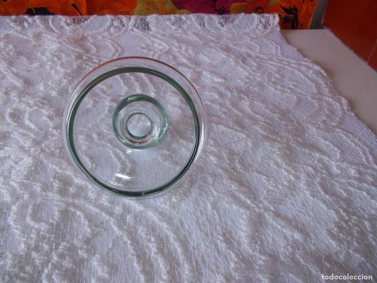 Vintage: TAPA TARRO DE CRISTAL - Foto 3