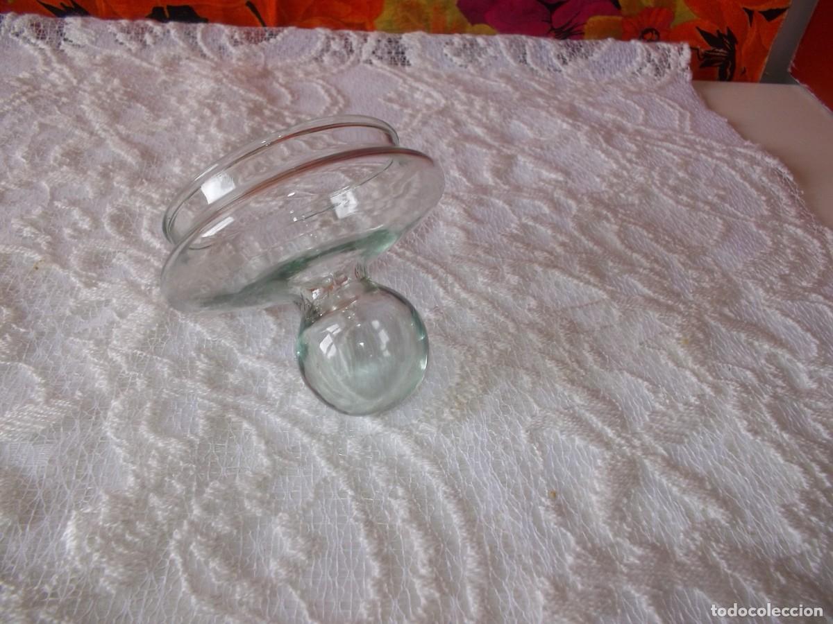Vintage: TAPA TARRO DE CRISTAL - Foto 4