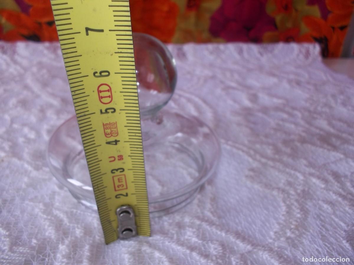 Vintage: TAPA TARRO DE CRISTAL - Foto 6