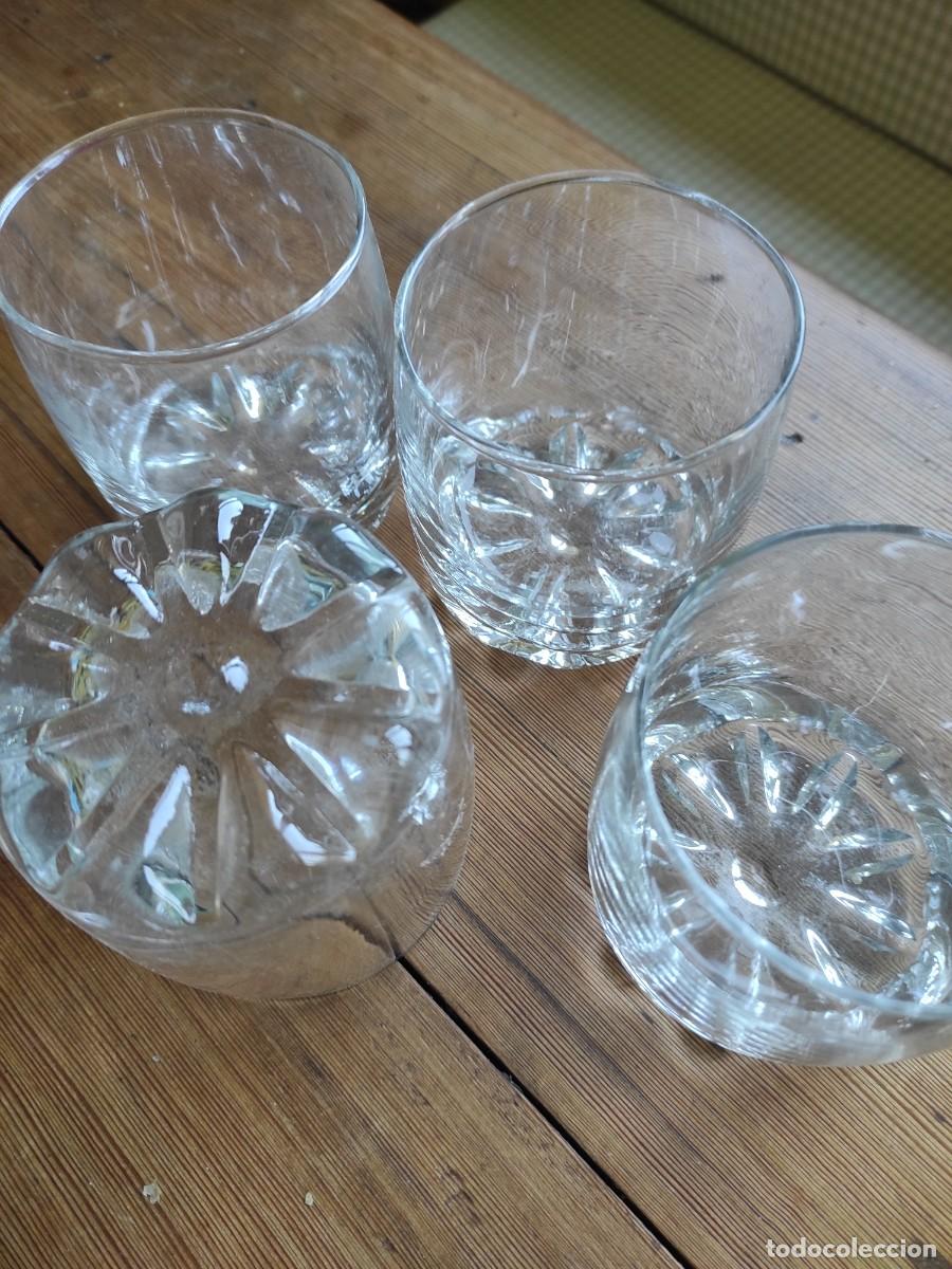 Vintage: VASOS DE CRISTAL 4 VASOS - Foto 2