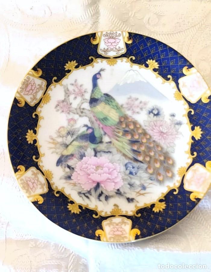 Vintage: plato de ceramica japonesa