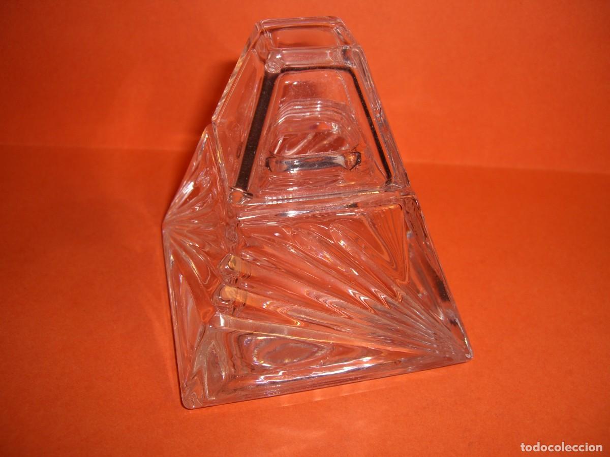 Vintage: TINTERO DE CRISTAL . - Foto 1