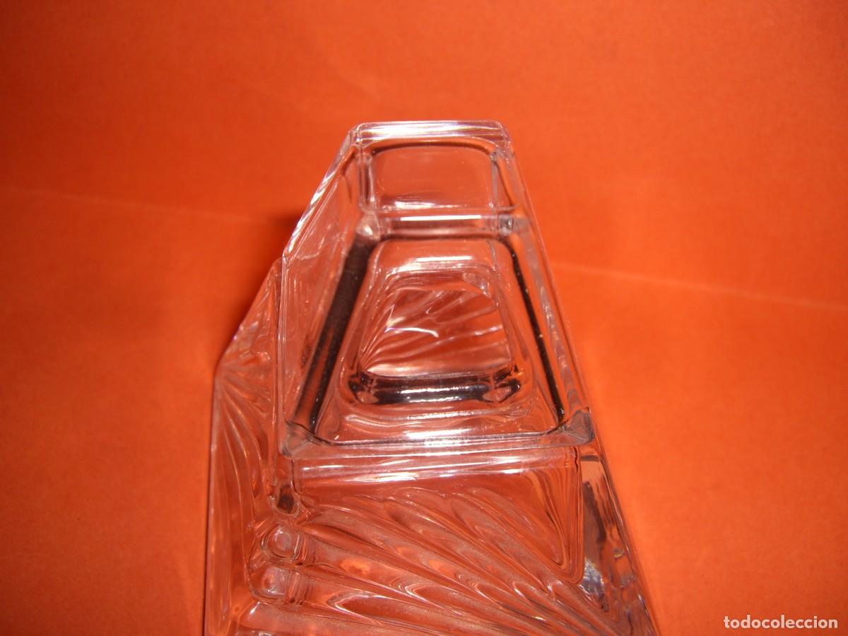 Vintage: TINTERO DE CRISTAL . - Foto 2