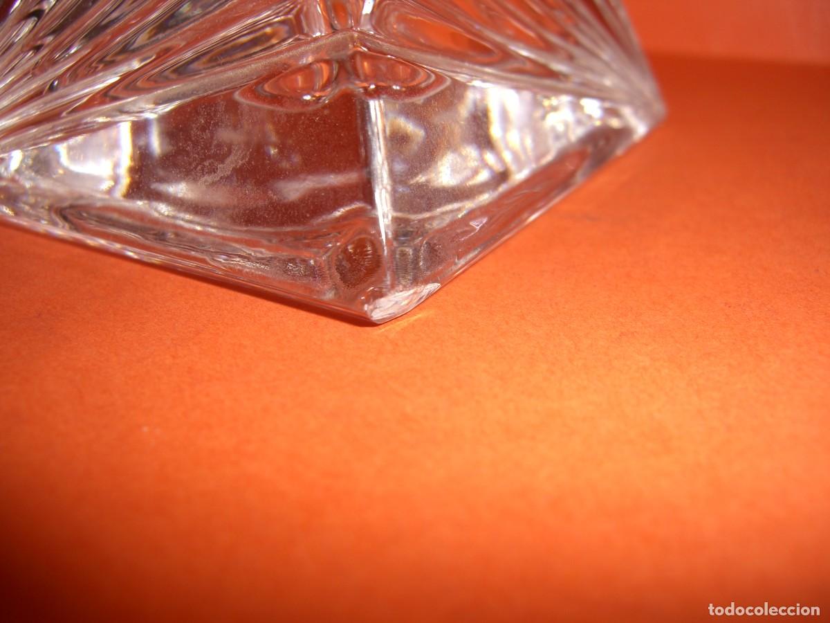 Vintage: TINTERO DE CRISTAL . - Foto 3