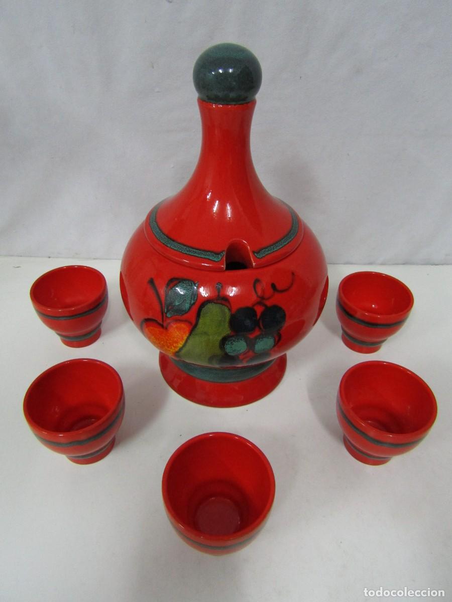 Vintage: ESPECTACULAR JUEGO PONCHE ALEMAN CERAMICA WACHTERSBACH