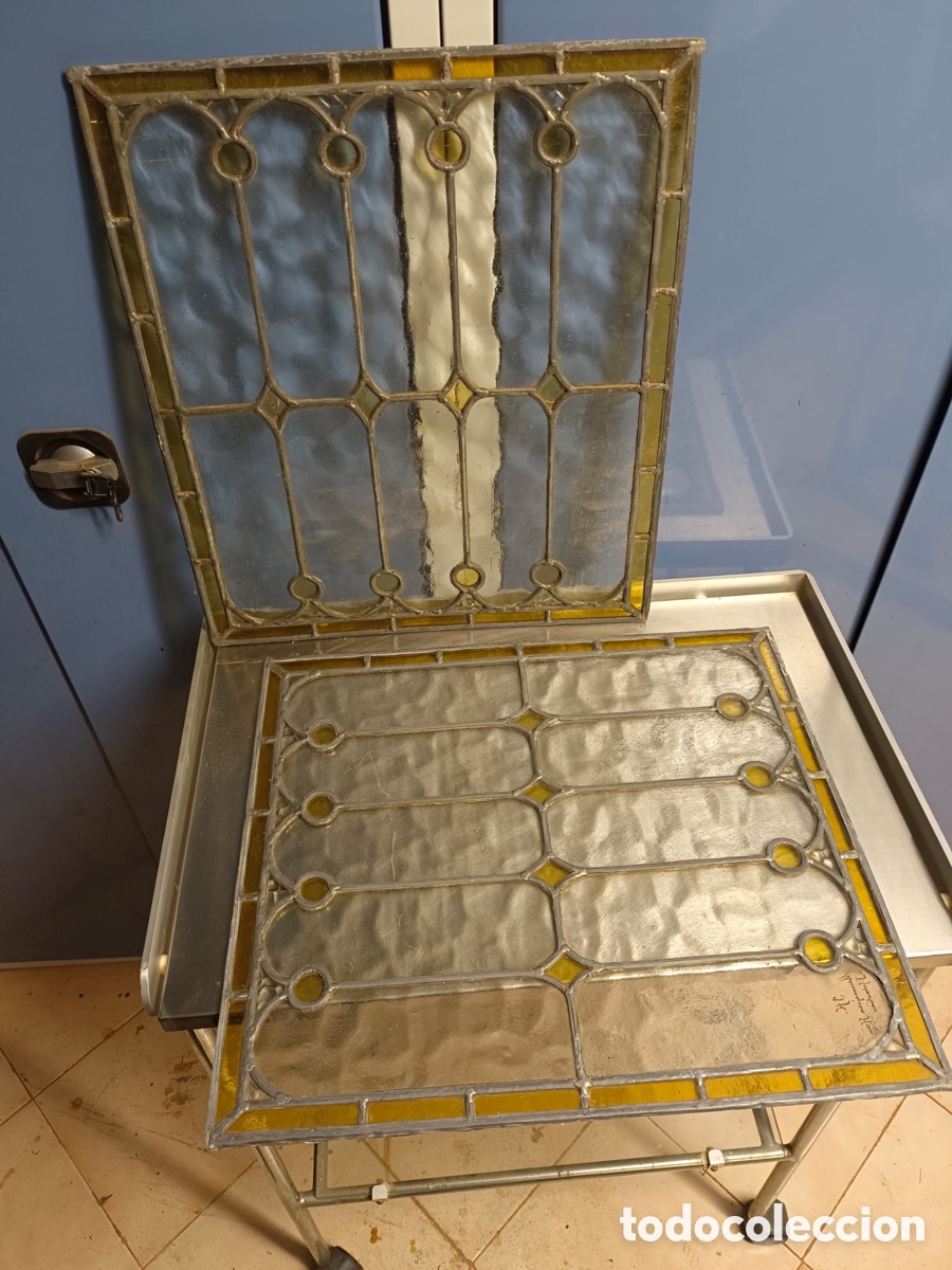 Vintage: Vidriera Cristal plomo - Foto 7
