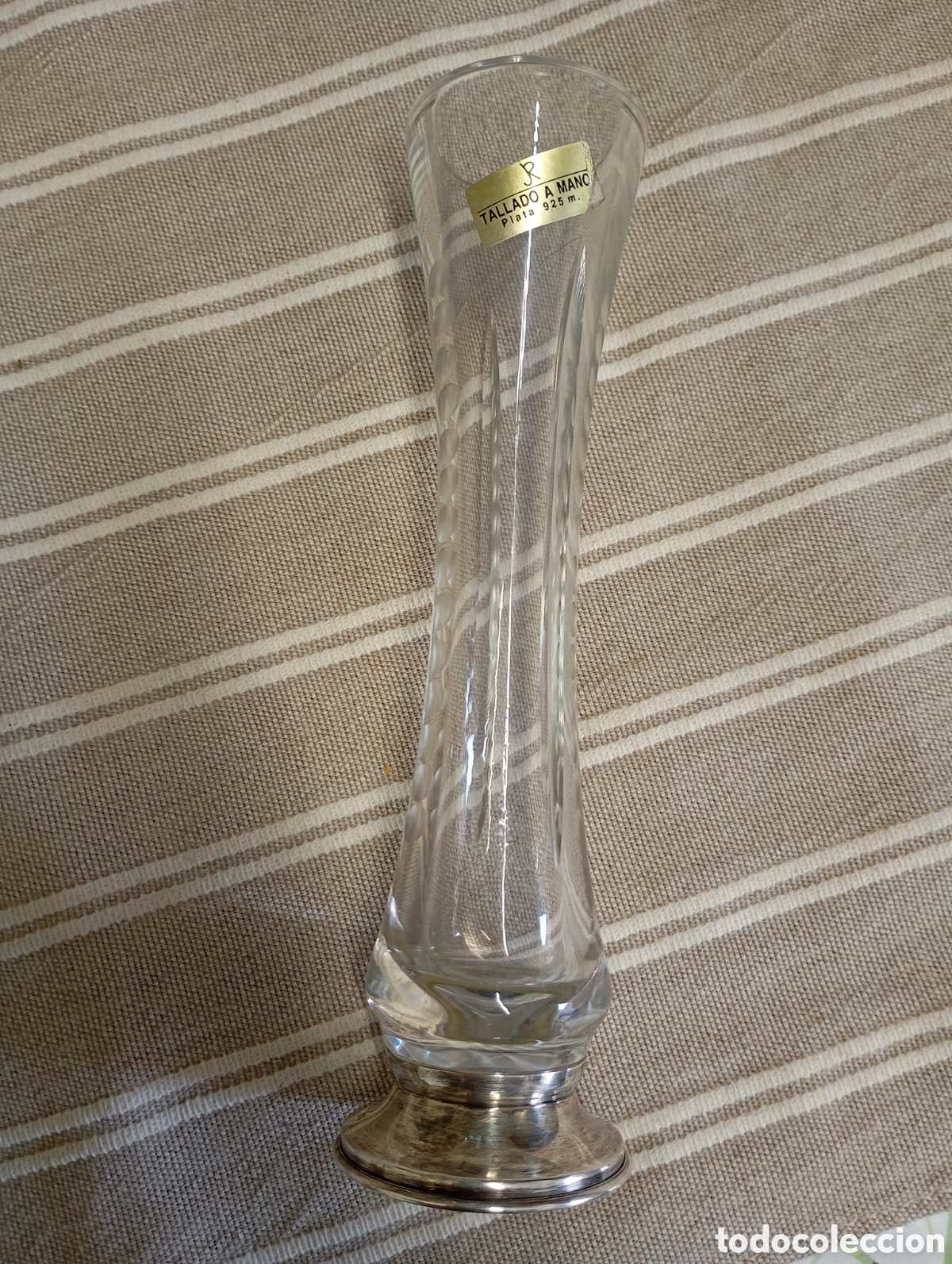 Vintage: Jarr&oacute;n cristal plata - Foto 2