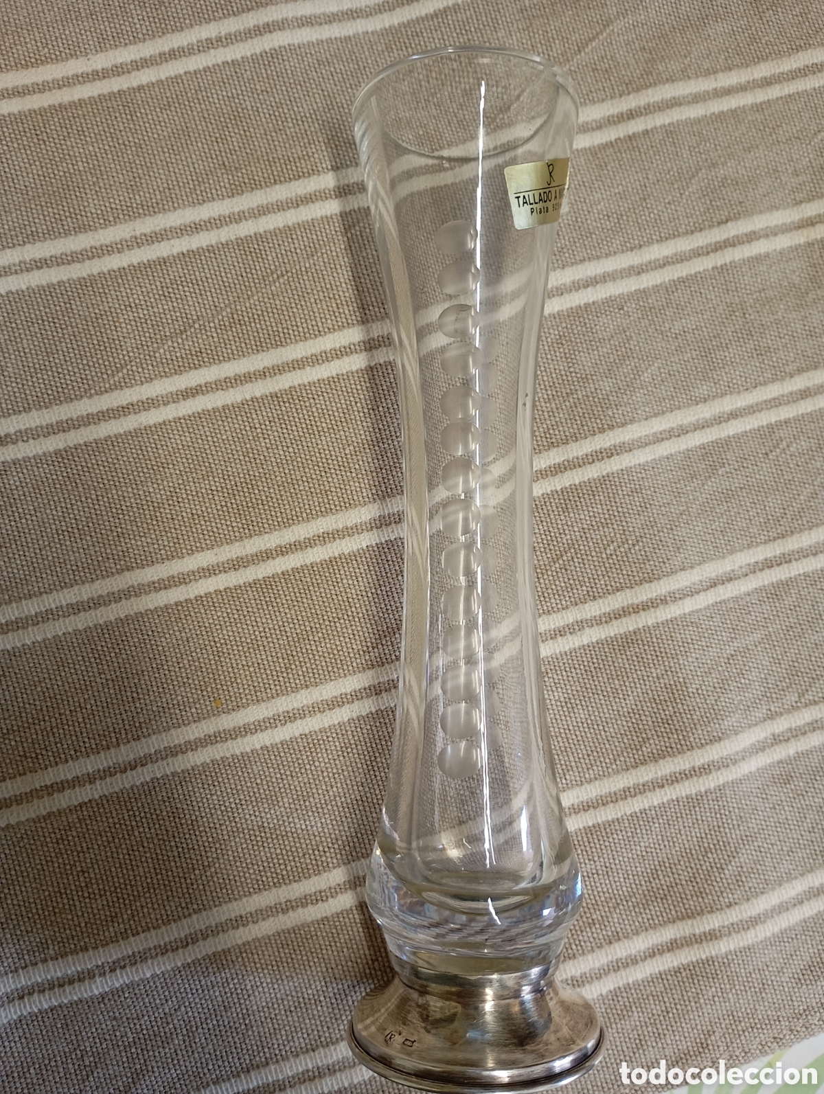 Vintage: Jarr&oacute;n cristal plata - Foto 1