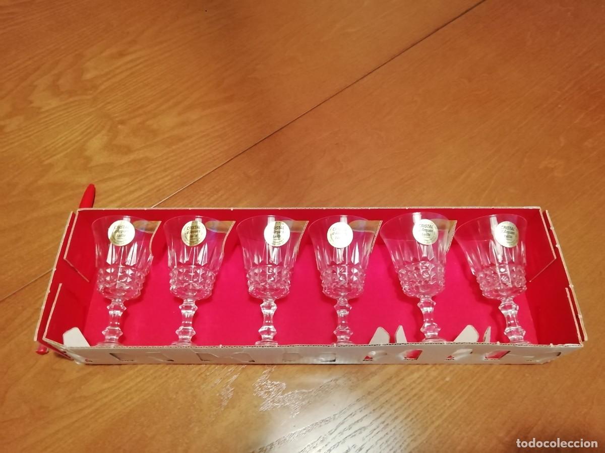 Vintage: Copas cristal de Arques - Foto 1