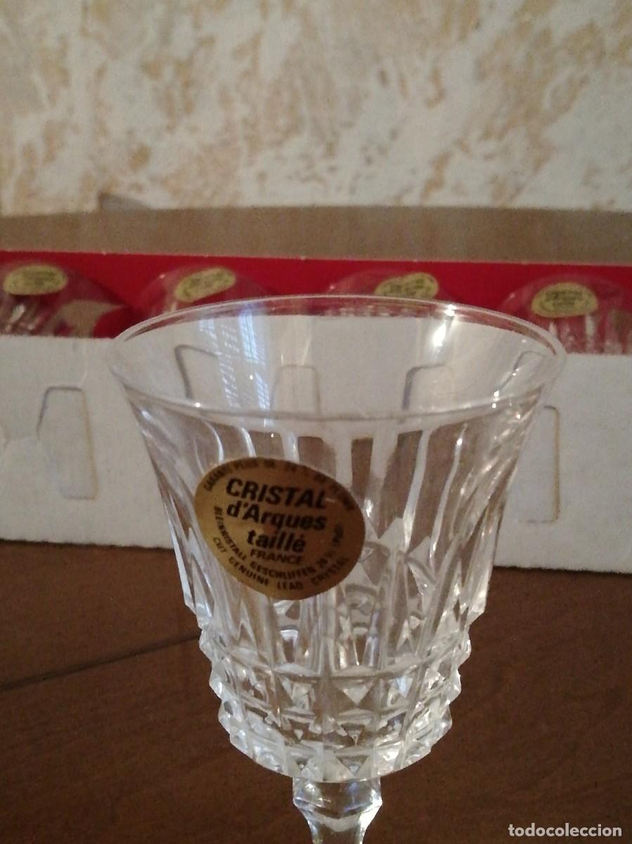 Vintage: Copas cristal de Arques - Foto 2
