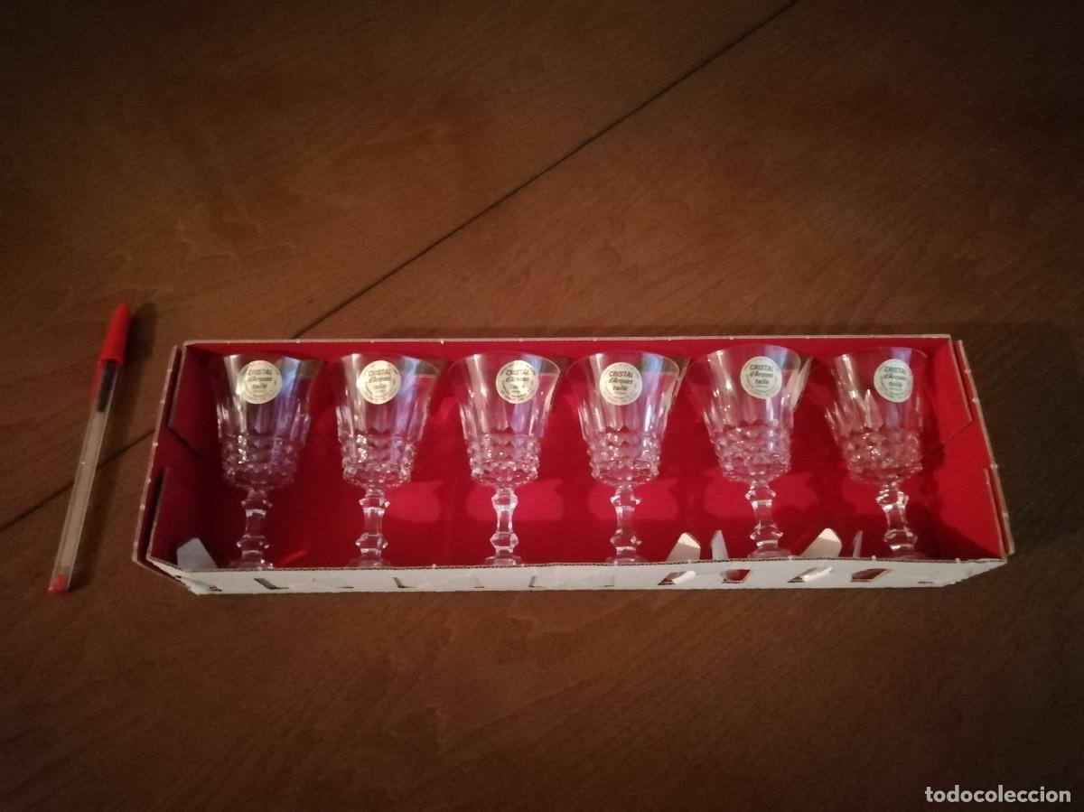 Vintage: Copas cristal de Arques - Foto 3