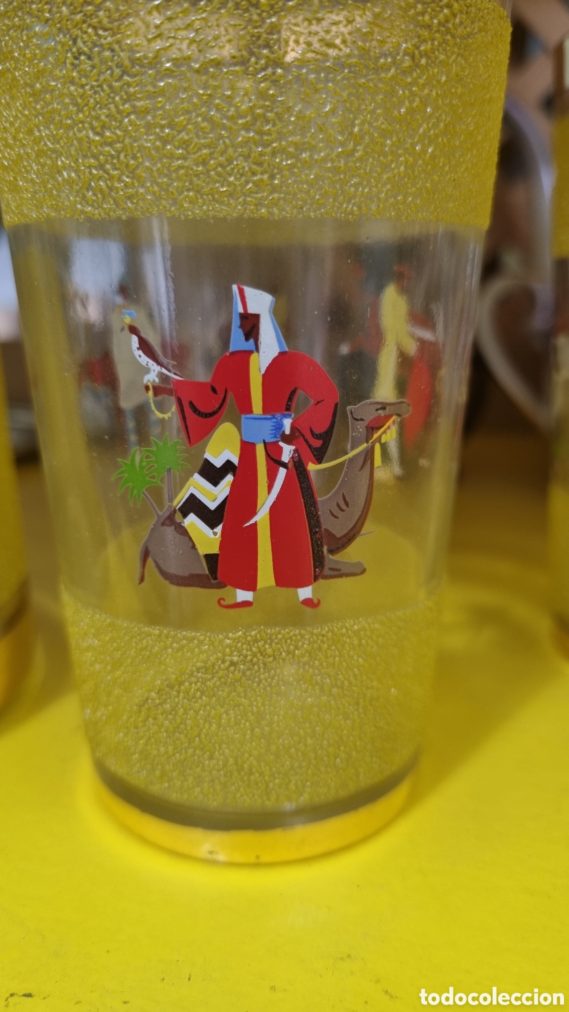 Vintage: Jarra de refrescos y vasos - Foto 2