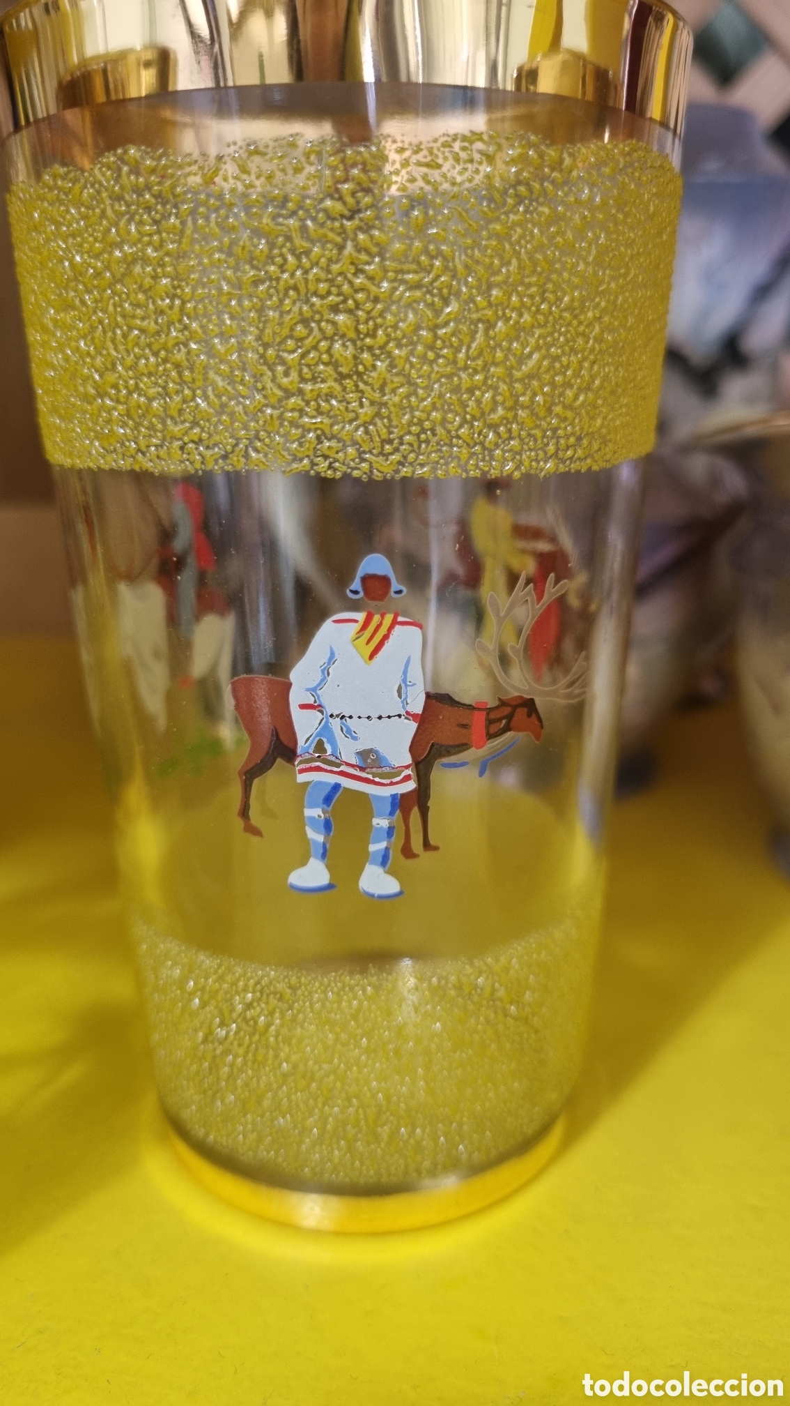 Vintage: Jarra de refrescos y vasos - Foto 3
