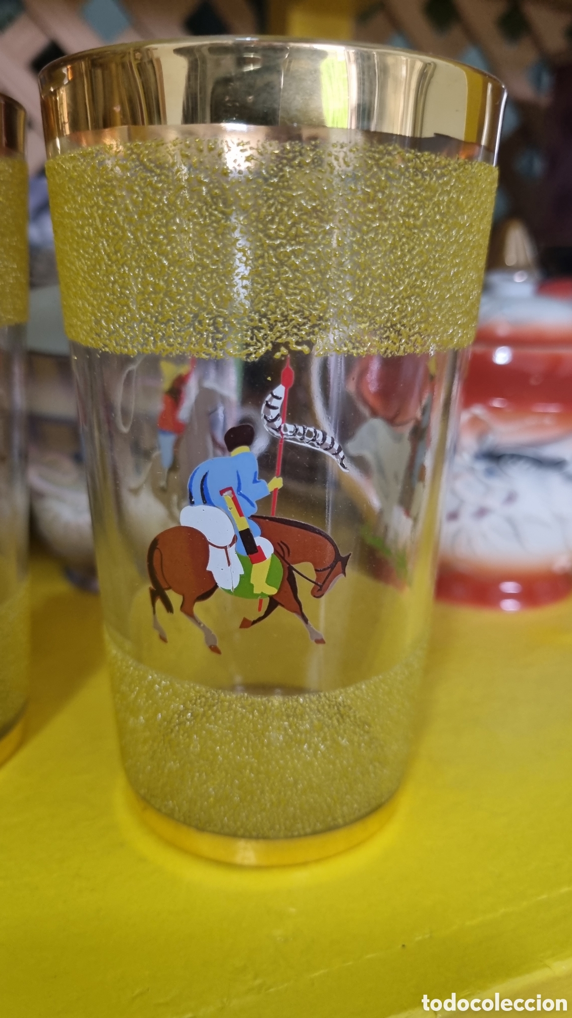Vintage: Jarra de refrescos y vasos - Foto 4
