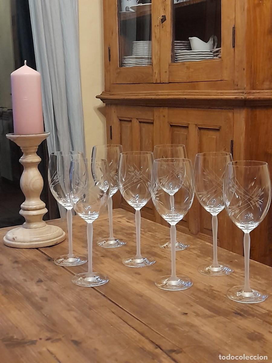 Vintage: 8 copas de vino - Foto 1