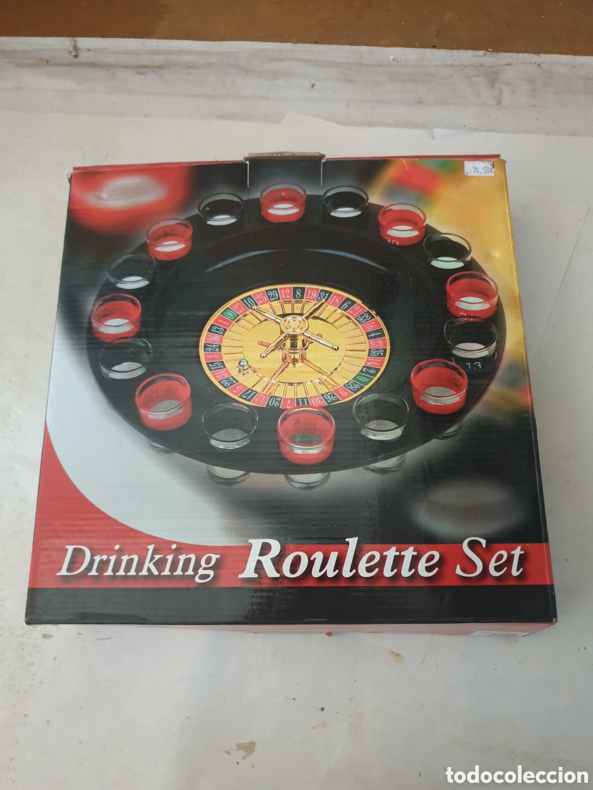 Vintage: DRINKING ROULETTE SET. RULETA DE CHUPITOS - Foto 1