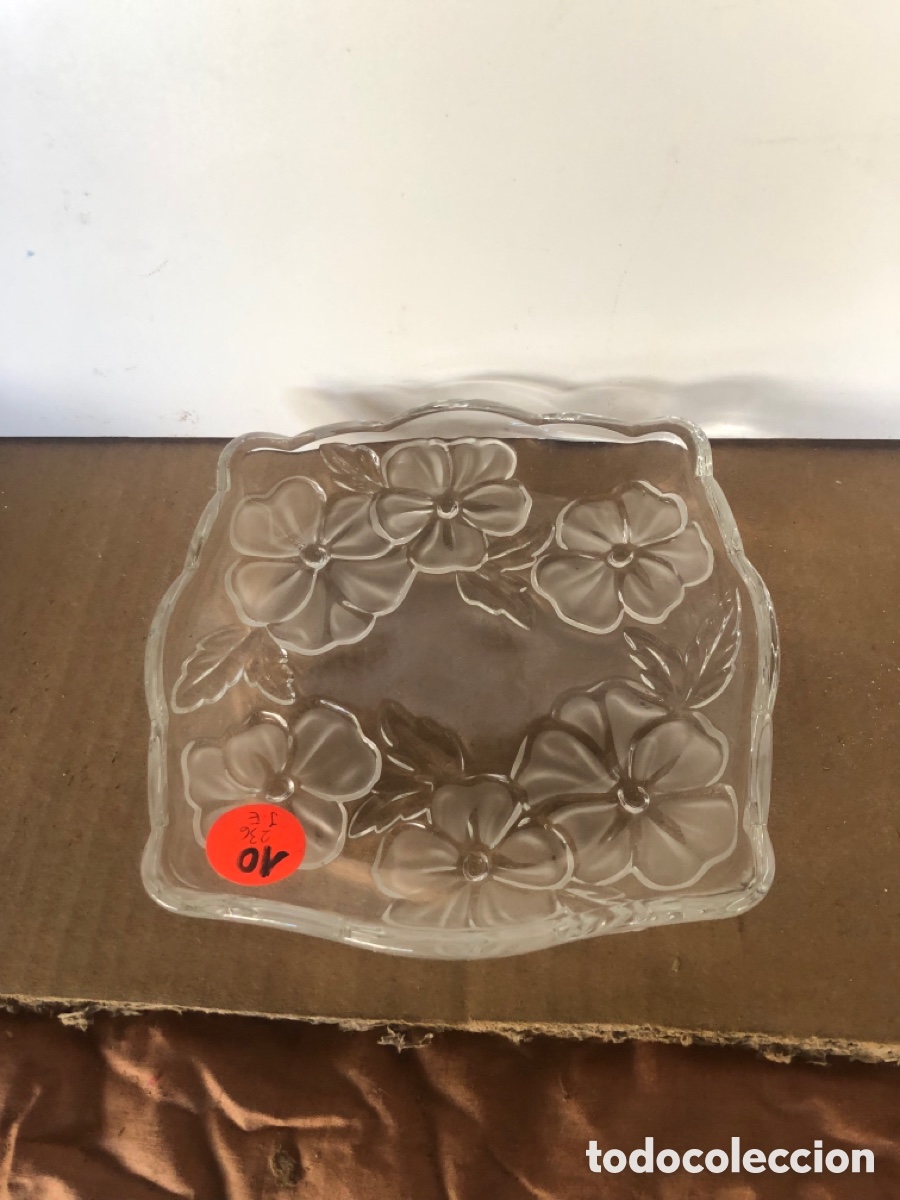 Vintage: cenicero de cristal - Foto 1