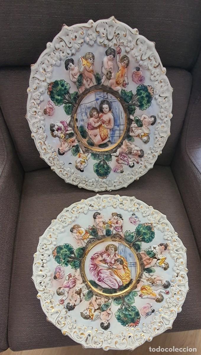 Vintage: Platos capodimonte - Foto 1