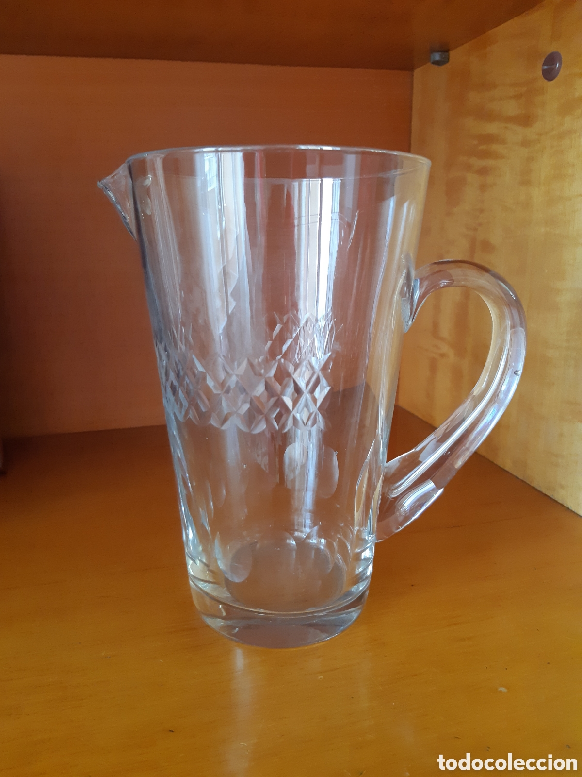 Vintage: Jarra cristal tallado - Foto 1